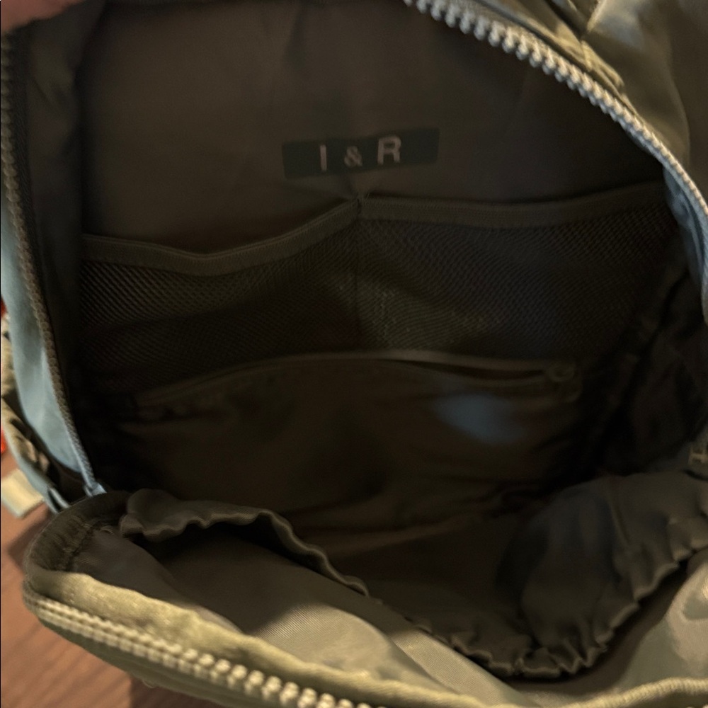 Iris and Rainbow Olive Mini Backpack - Picture 3 of 6